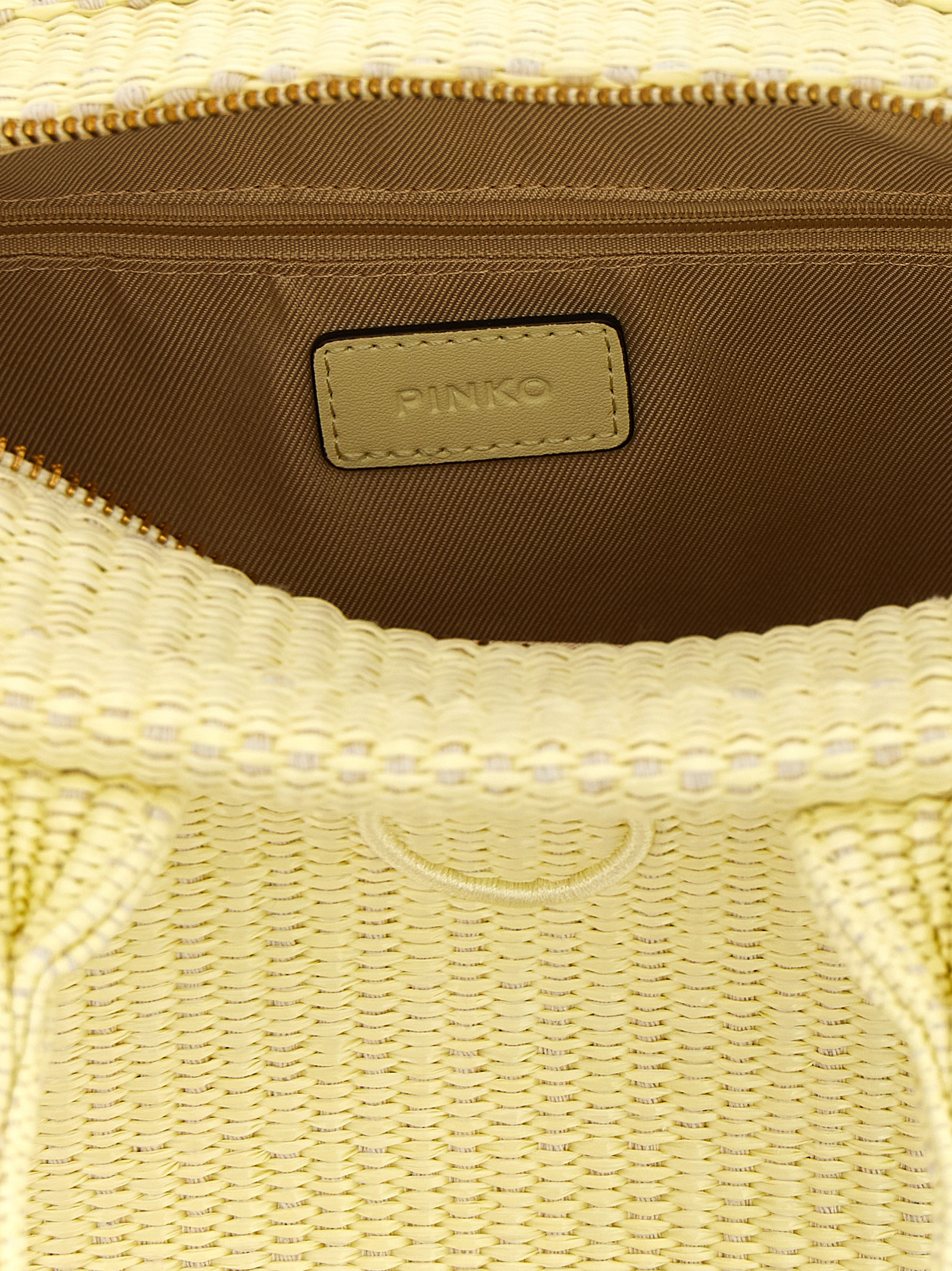 Bicolor Polypropylene Tote Bag Pinko