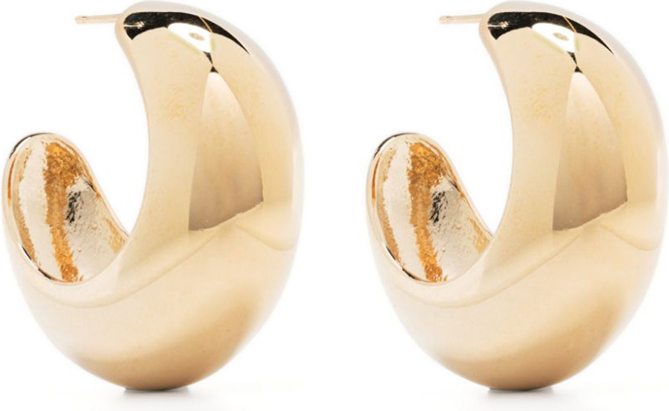 Золотые серьги из латуни Isabel Marant
