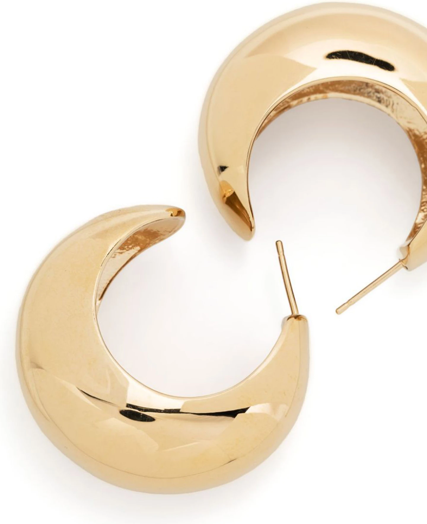 Золотые серьги из латуни Isabel Marant