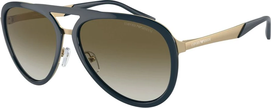 Солнцезащитные очки Armani Emporio 
Синие металлические солнцезащитные очки
