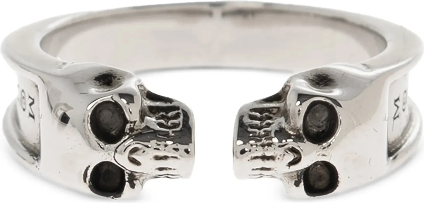 Серебряное кольцо Alexander McQueen из нержавеющей стали