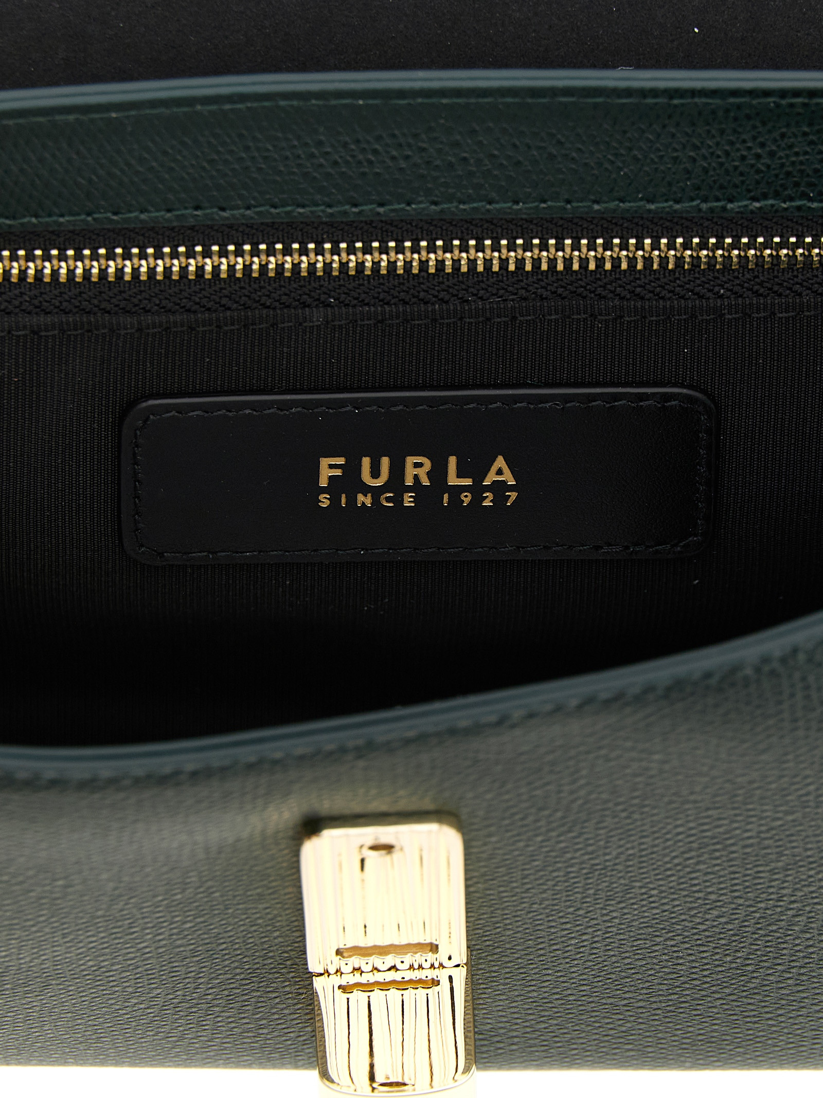 Сумка Furla из двухцветной телячьей кожи
