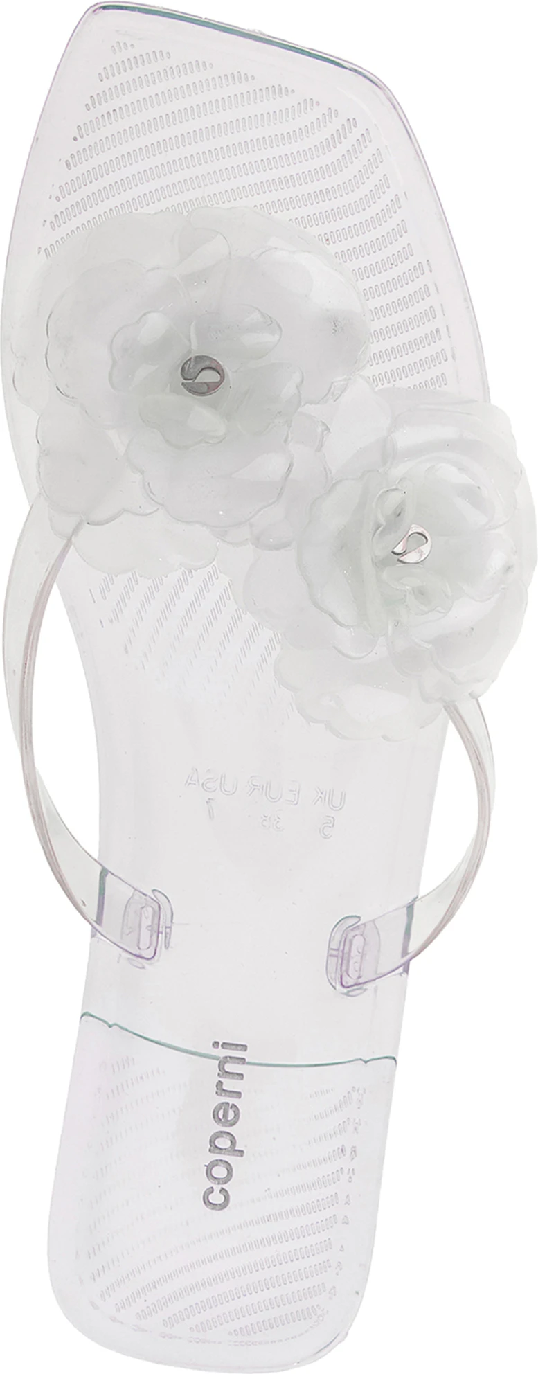 Босоножки Coperni Silicone Flower Flat sandals