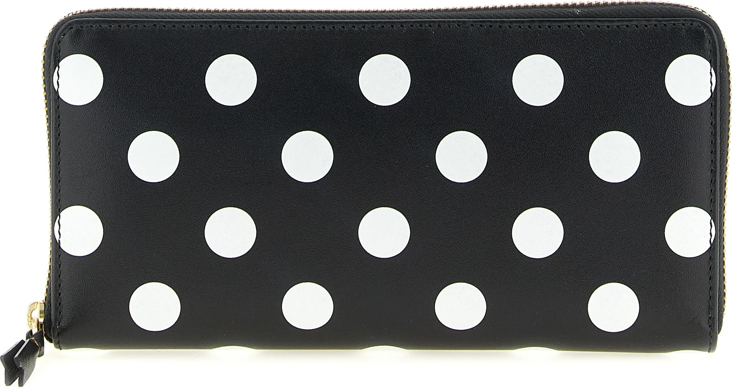 Кошелек Comme Des Garcons из двухцветной телячьей кожи