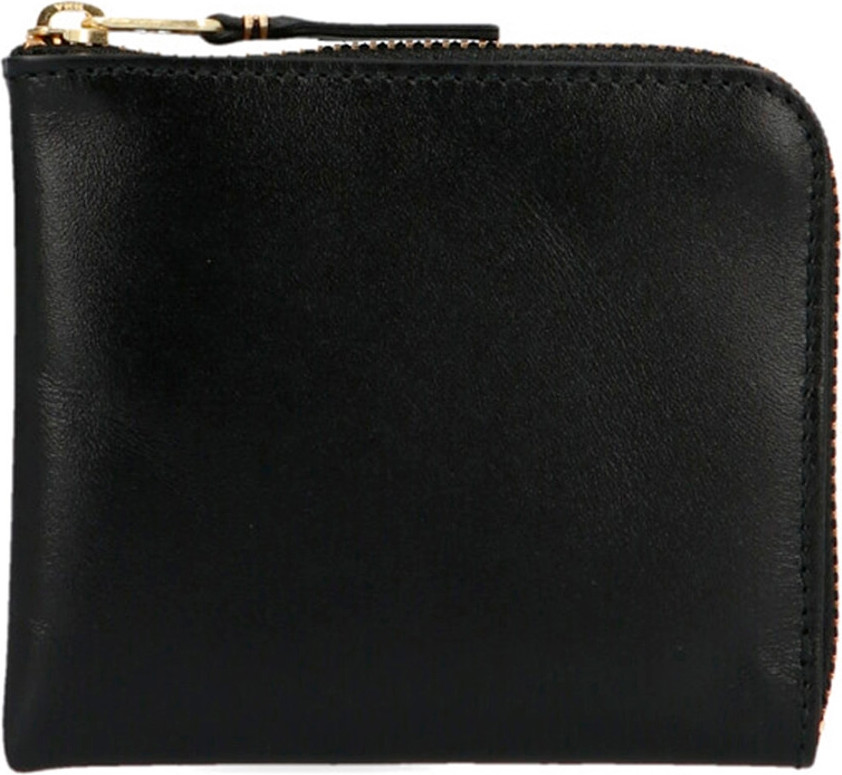 Кошелек Comme Des Garcons Черная телячья кожа