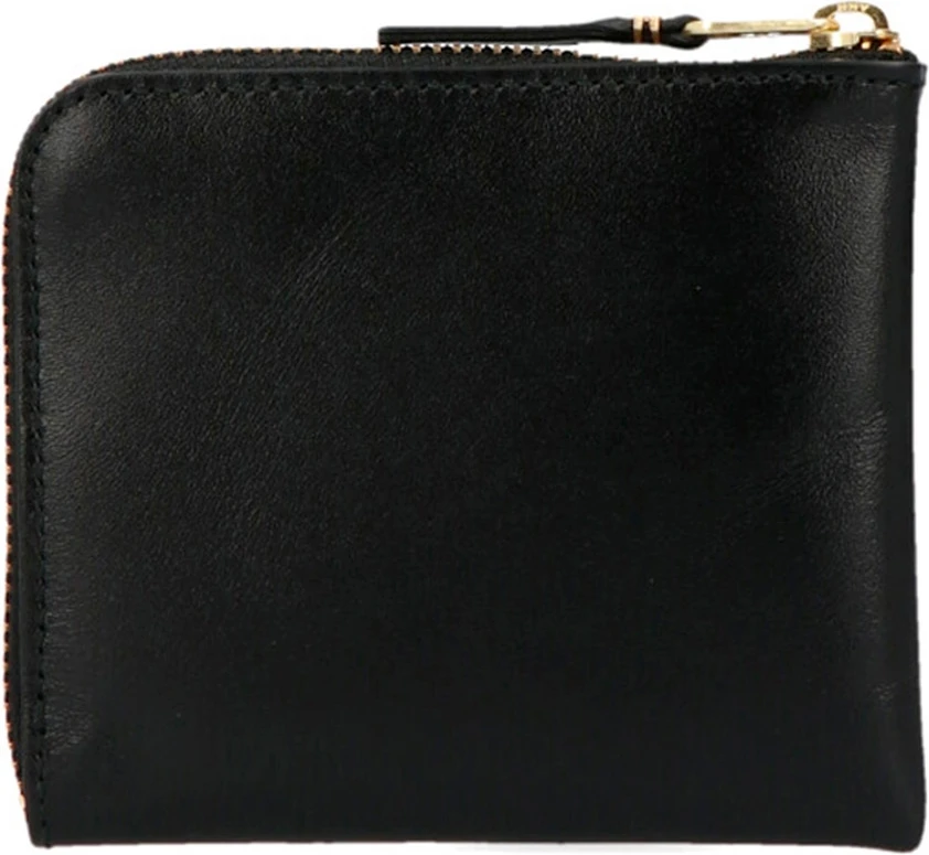 Кошелек Comme Des Garcons Черная телячья кожа