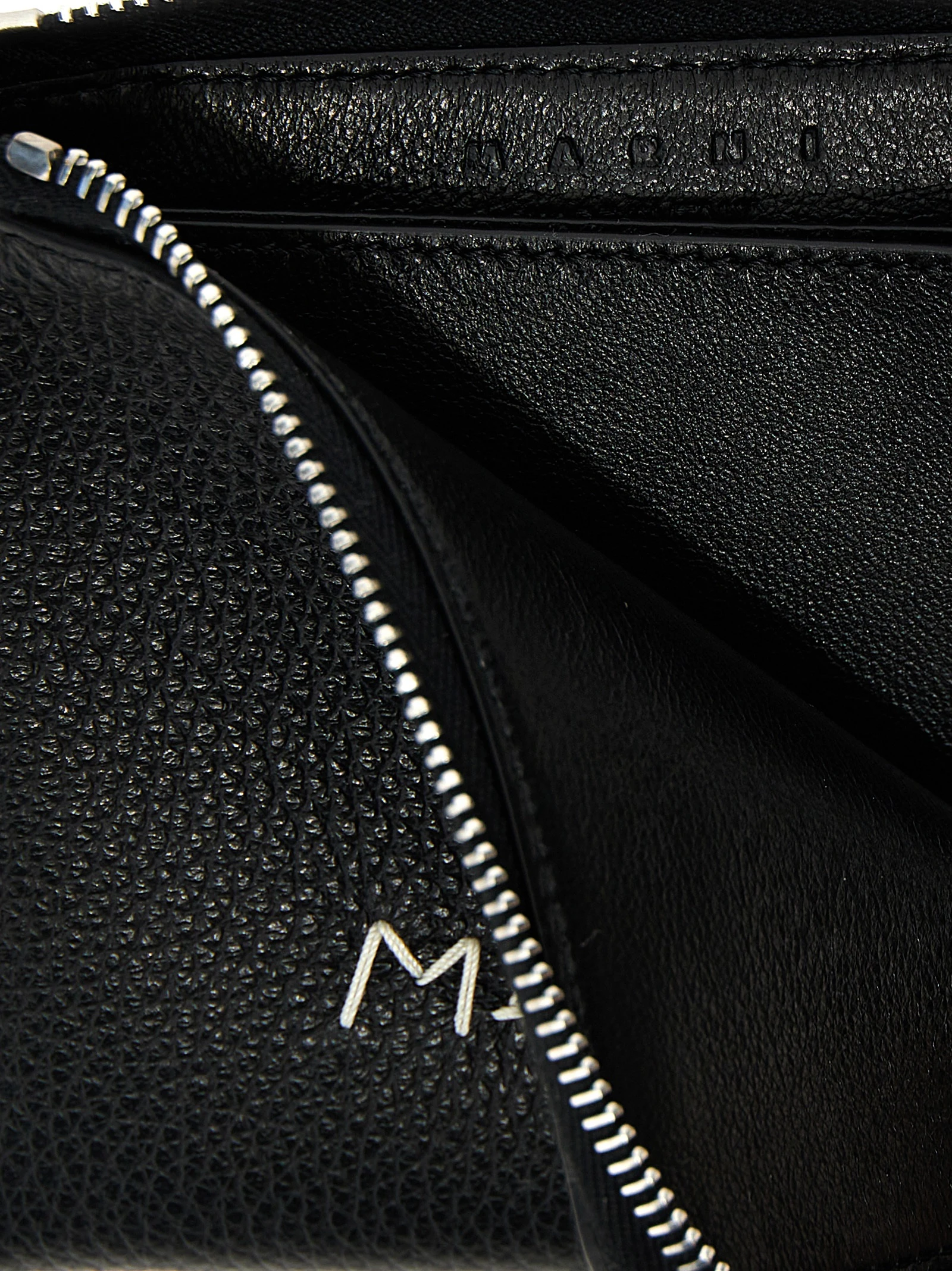 Кошелек Marni Черный из телячьей кожи