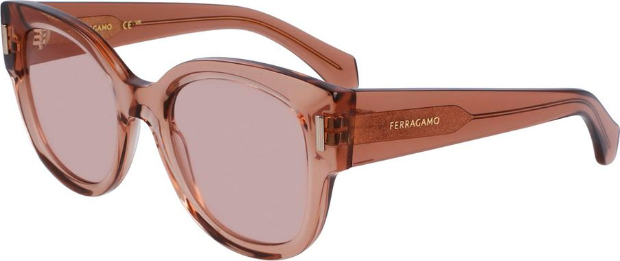 Солнцезащитные очки Ferragamo из прозрачного ацетата