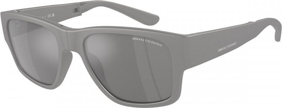 Солнечные очки Armani Exchange Серые инжектированные солнцезащитные очки