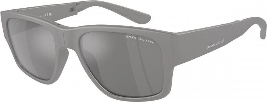 Солнечные очки Armani Exchange Серые инжектированные солнцезащитные очки