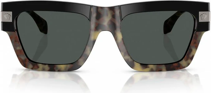 Солнцезащитные очки Versace серые ацетат