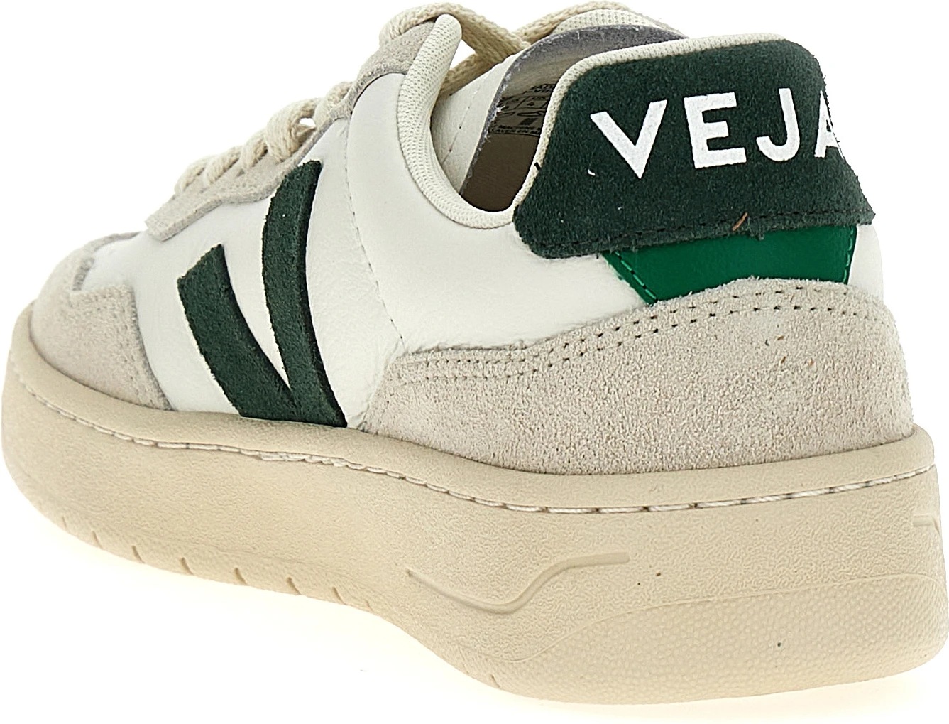 Низкие кроссовки Veja из двухцветной кожи