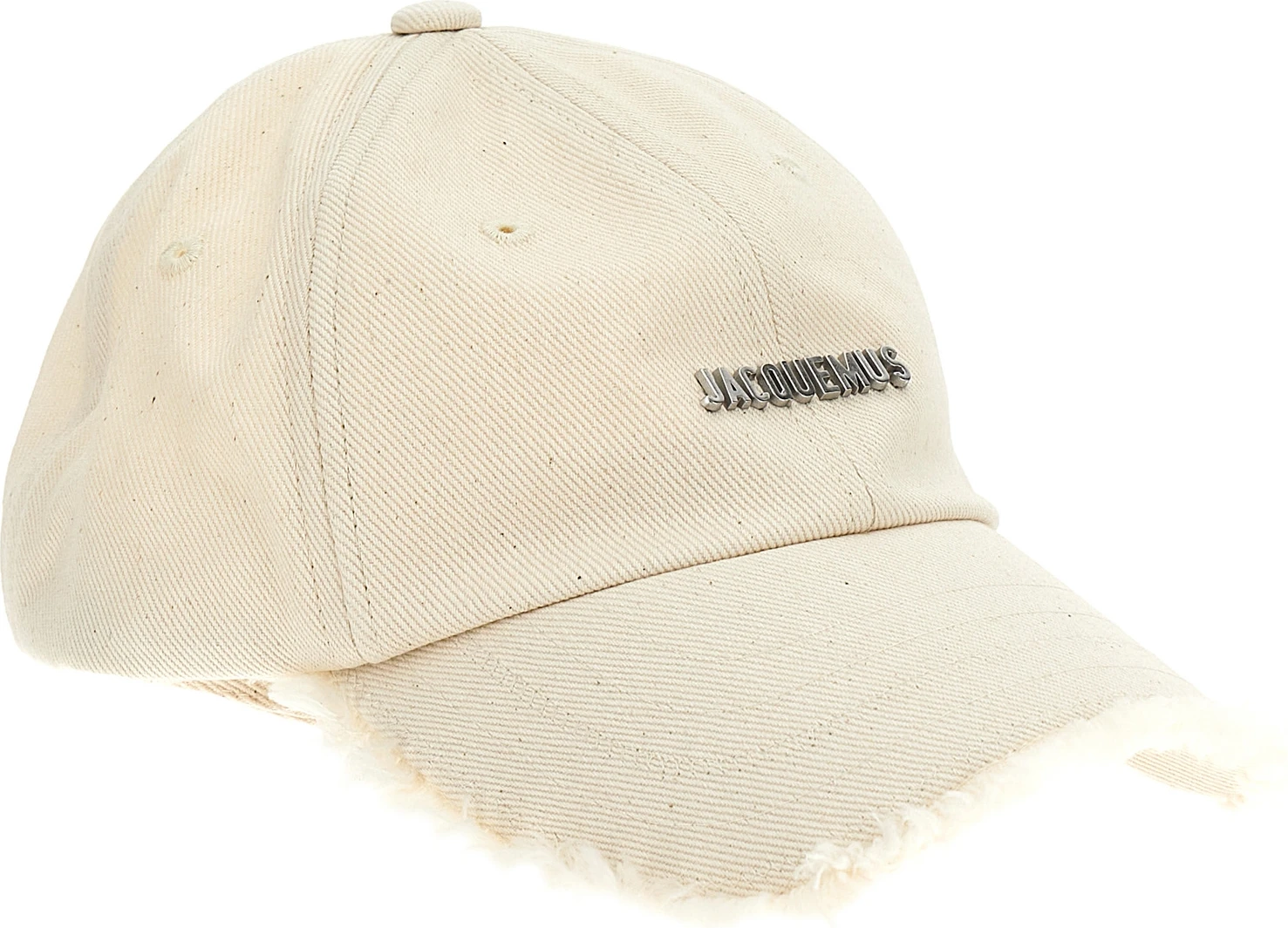 Белая хлопковая кепка Jacquemus
