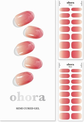 Полуотвержденные гелевые полоски для ногтей Ohora Basic Nails no.1