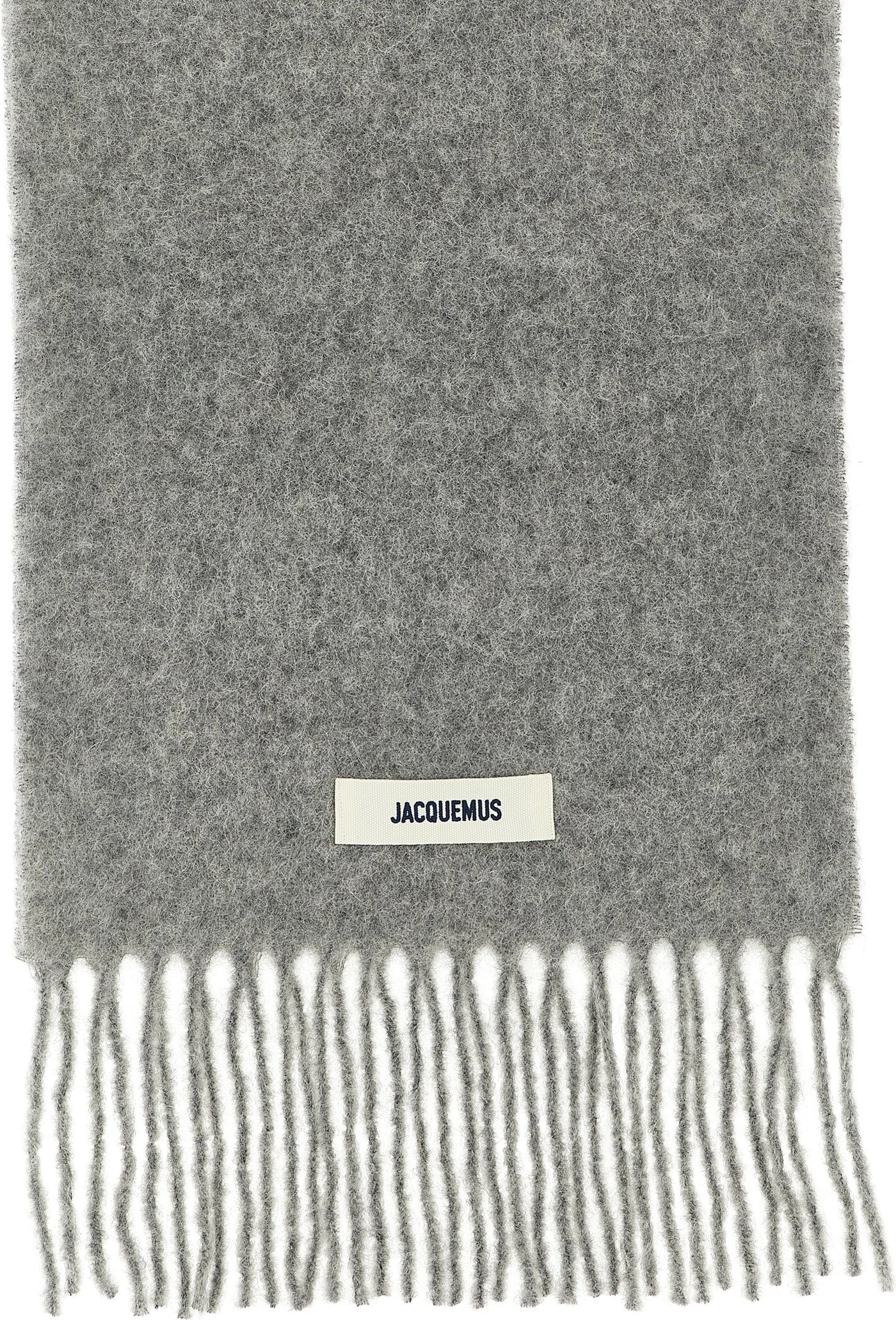 Gray Alpaca Leather Foulard Jacquemus