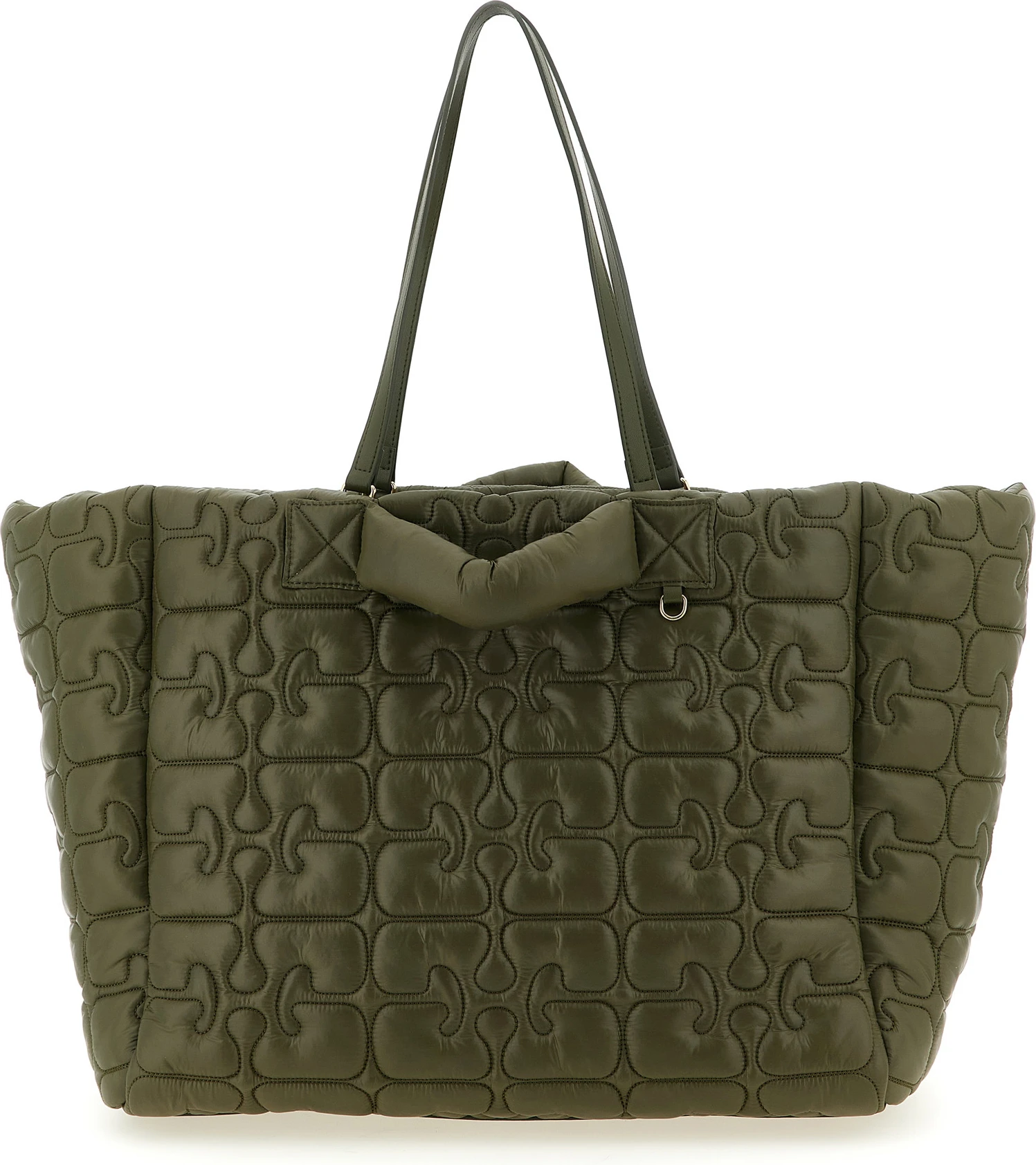 Сумка-тоут GANNI Bicolor Recycled Polyamide