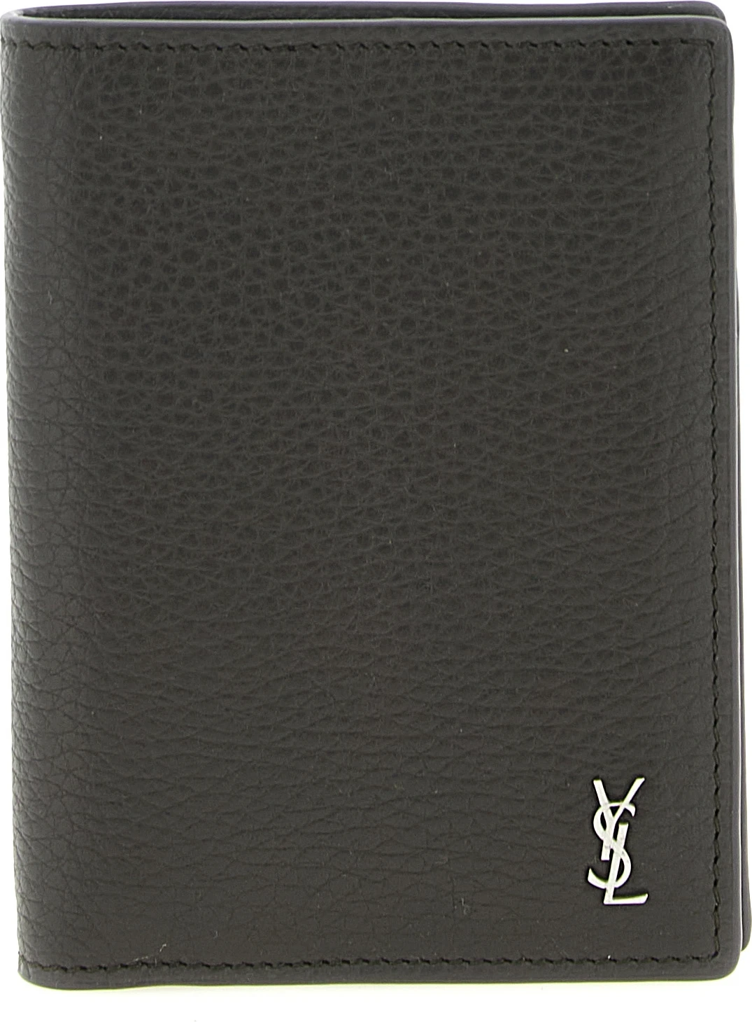 Saint Laurent Коричневый бумажник из телячьей кожи