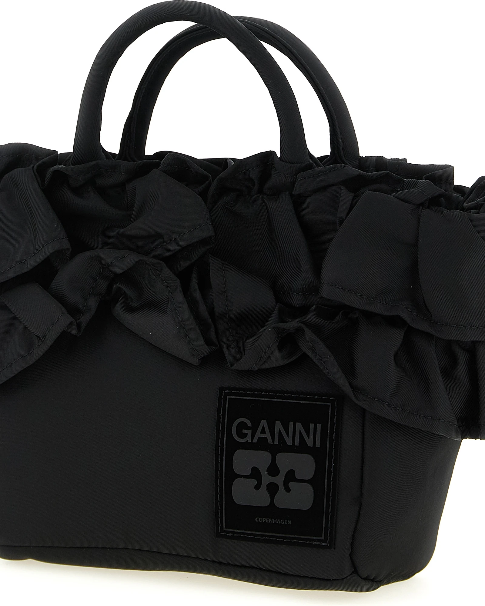 Сумка GANNI Mini Shopper Ruffle