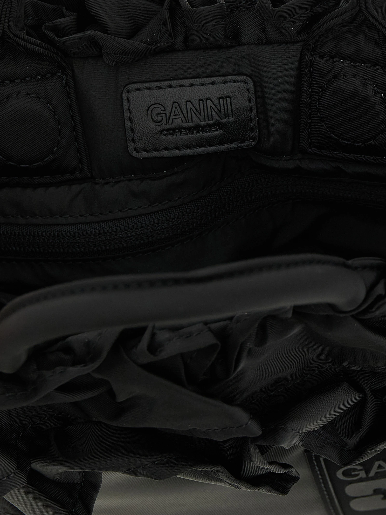 Сумка GANNI Mini Shopper Ruffle