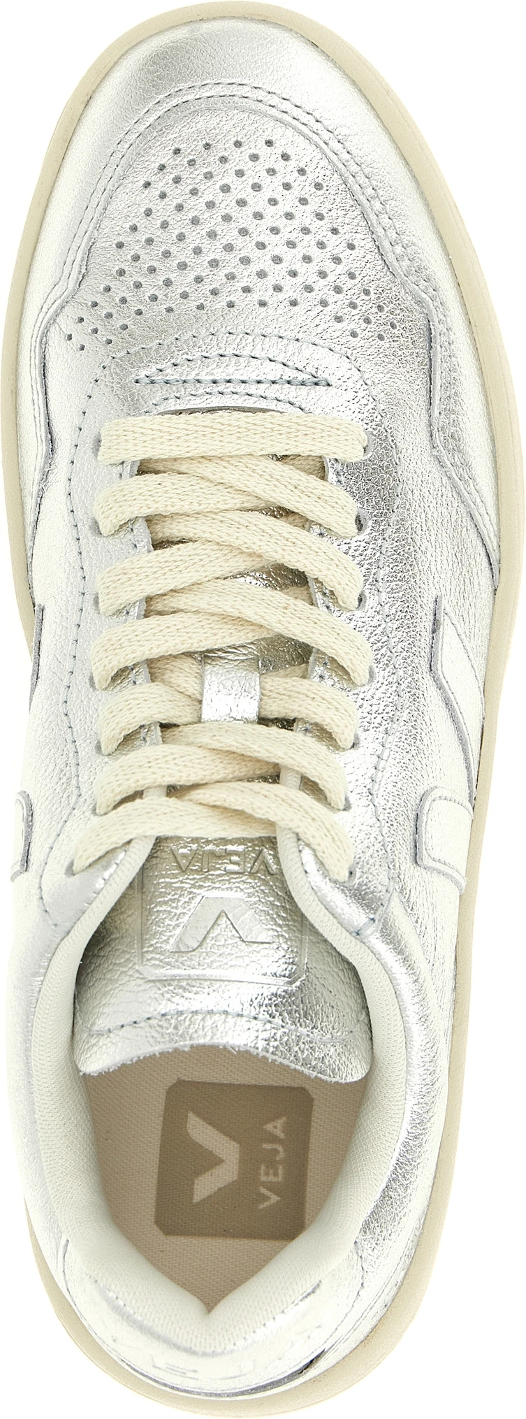 Кроссовки Silver Veja из натуральной кожи, низкие