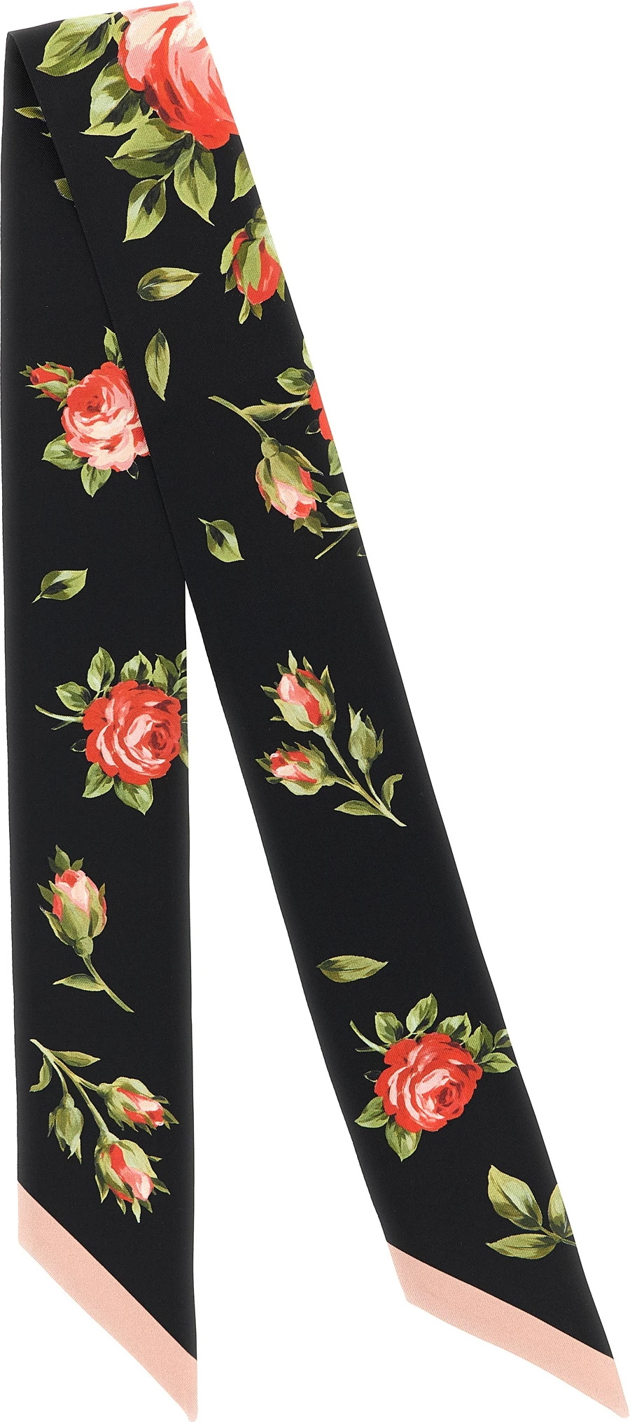 Платок Dolce & Gabbana Черный Шелковый