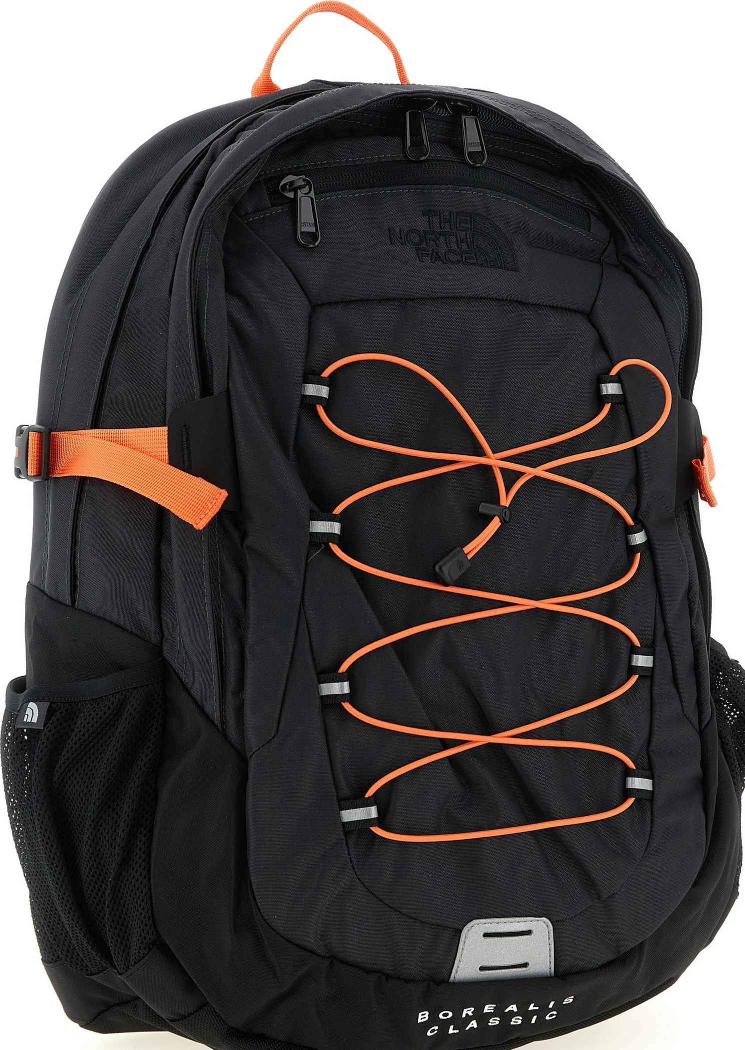 Серый нейлоновый рюкзак The North Face