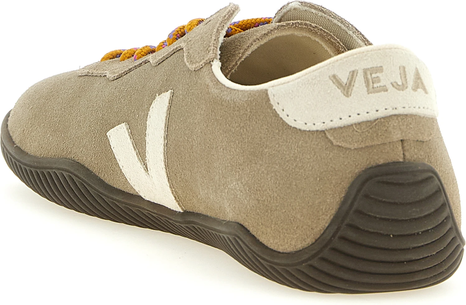 Кроссовки Veja из серой телячьей кожи