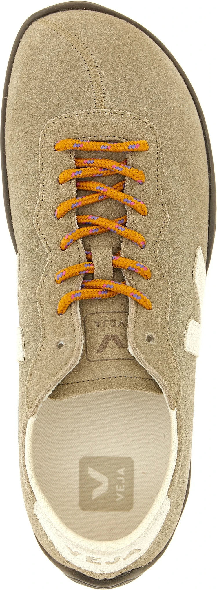 Кроссовки Veja из серой телячьей кожи