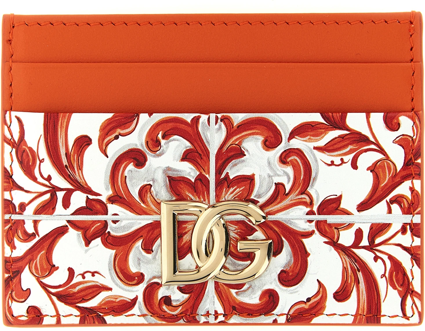Картхолдер из телячьей кожи Dolce & Gabbana