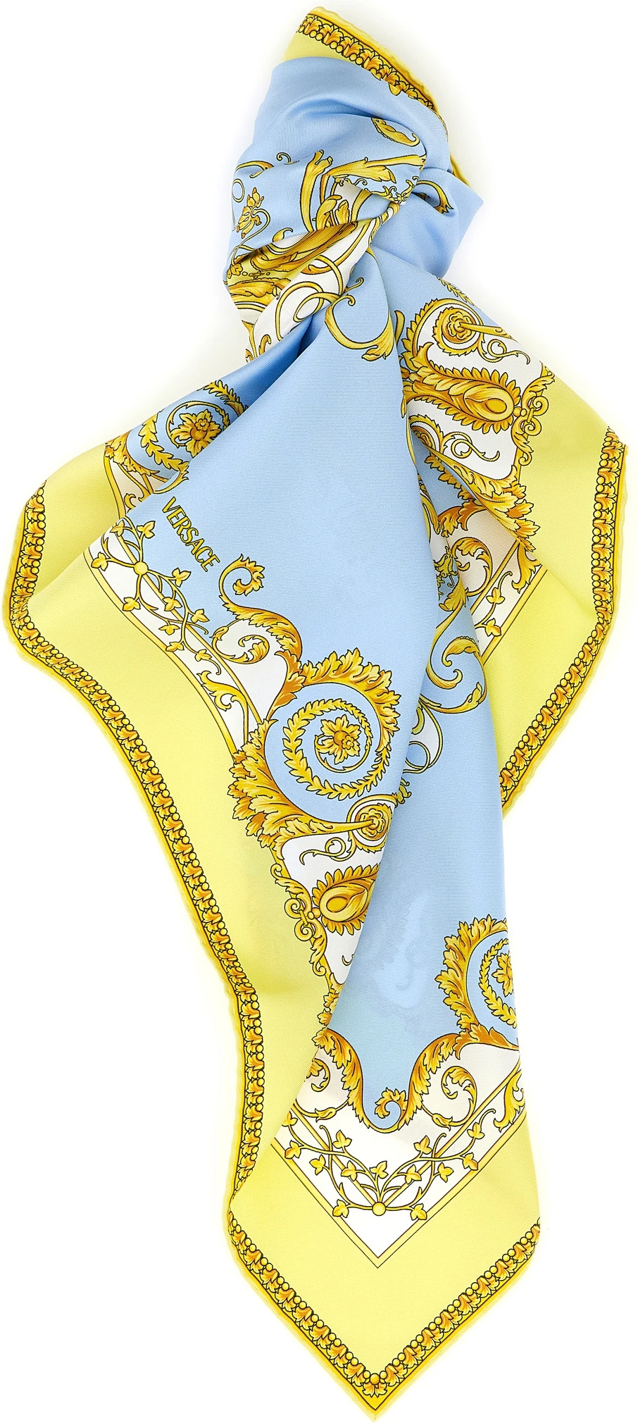 Шелковый шарф Versace Multicolor