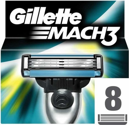 Лезвия Gillette Mach3