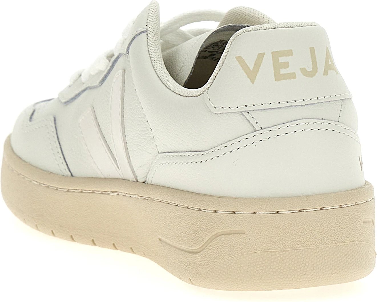 Кроссовки White Leather Low Top Sneakers