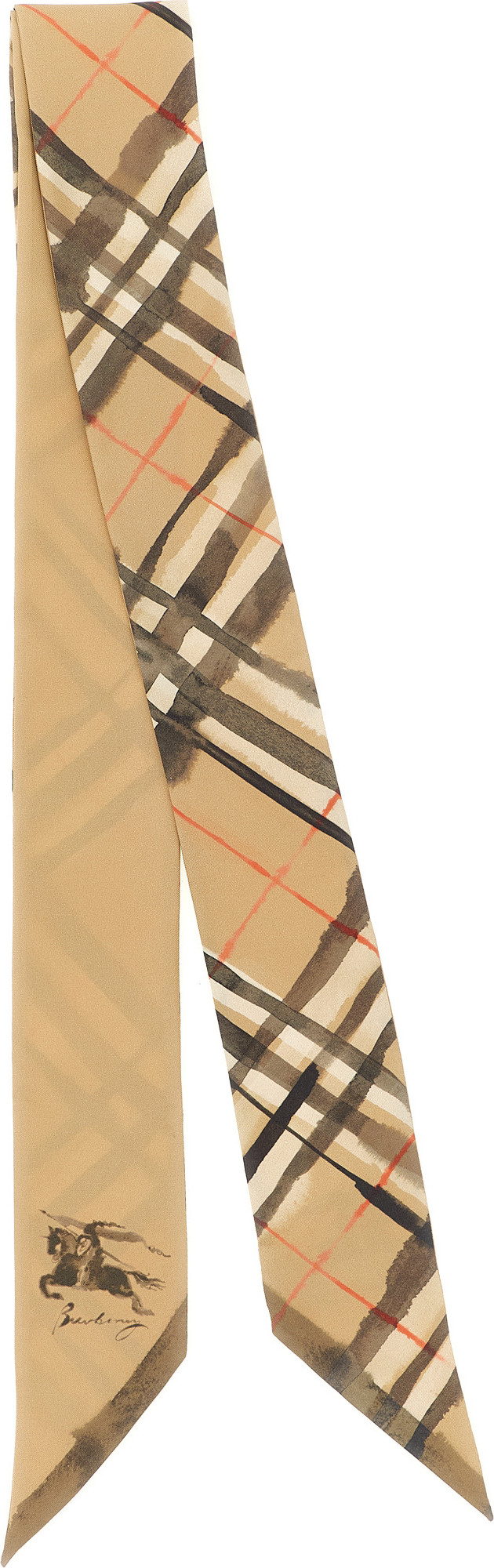 Шарф Burberry Check Watercolor-Effect Scarf
