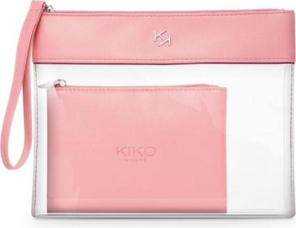 Прозрачный косметический кейс Kiko Milano с внутренней сумочкой