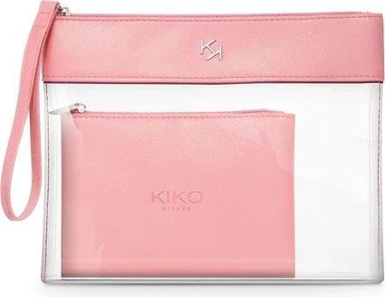 Прозрачный косметический кейс Kiko Milano с внутренней сумочкой