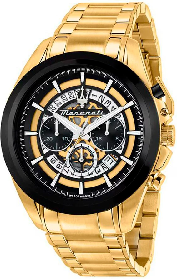 Часы Maserati Gold Stainless Steel Dress Watch