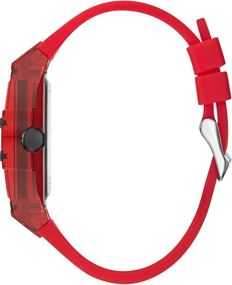GUESS Красные синтетические спортивные часы