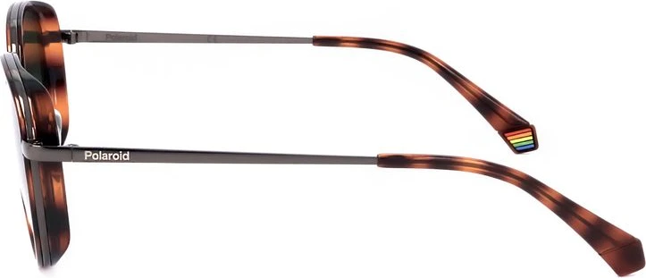 Солнцезащитные очки Polaroid Brown Metal Sunglasses