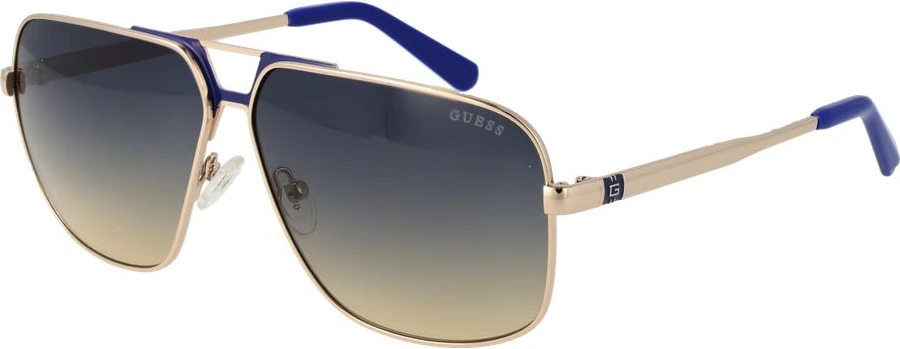 Солнцезащитные очки GUESS из серебристого металла