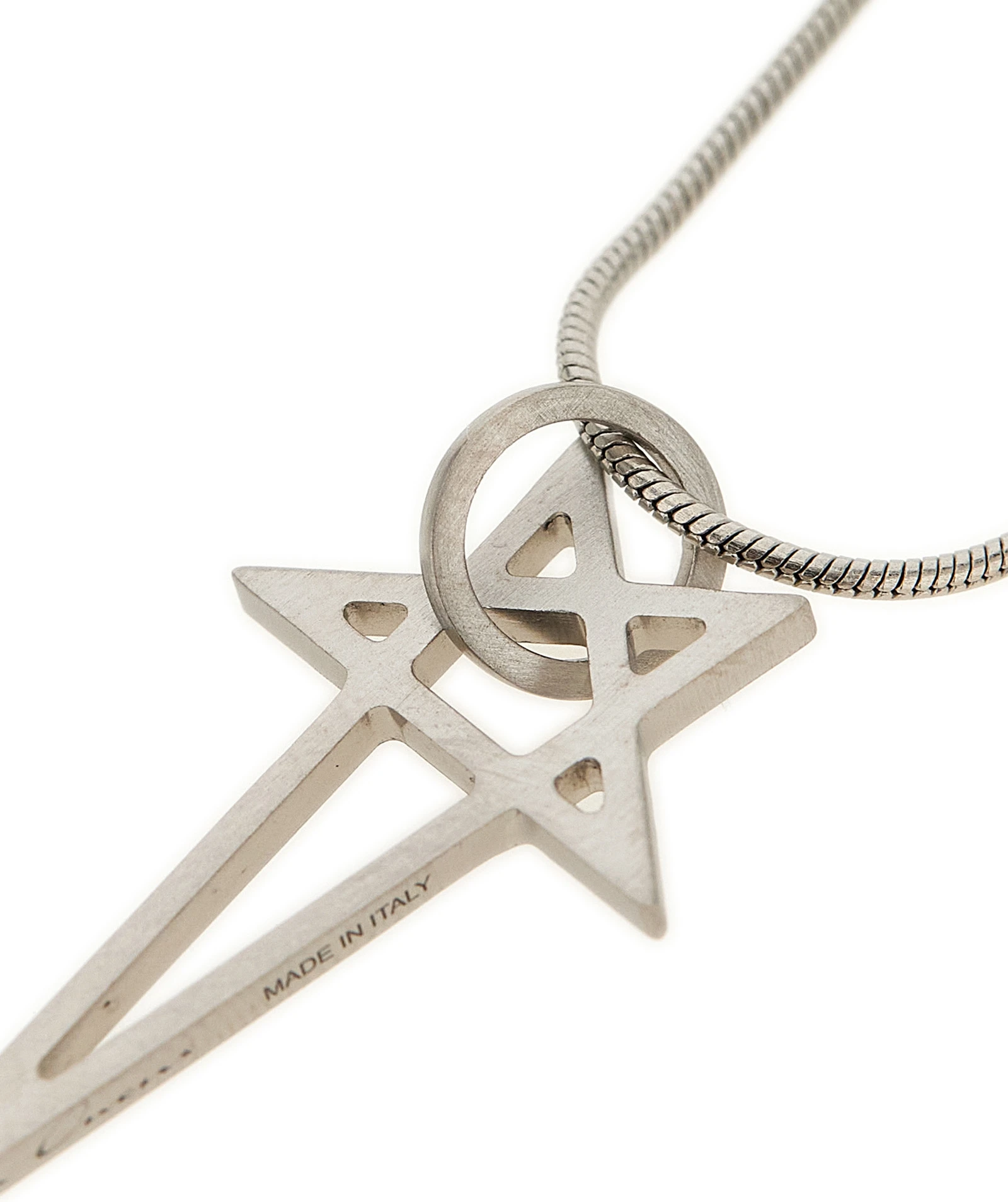 Серебряное ожерелье из латуни Rick Owens