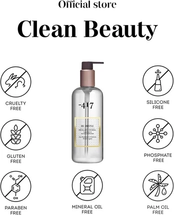 Cleanser Minus 417 Мицеллярный и минеральный очищающий гель и средство для снятия макияжа