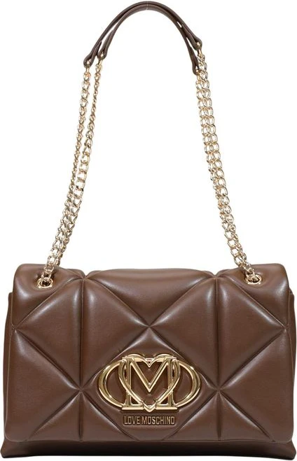 Сумка LOVE MOSCHINO Коричневая Полиуретан