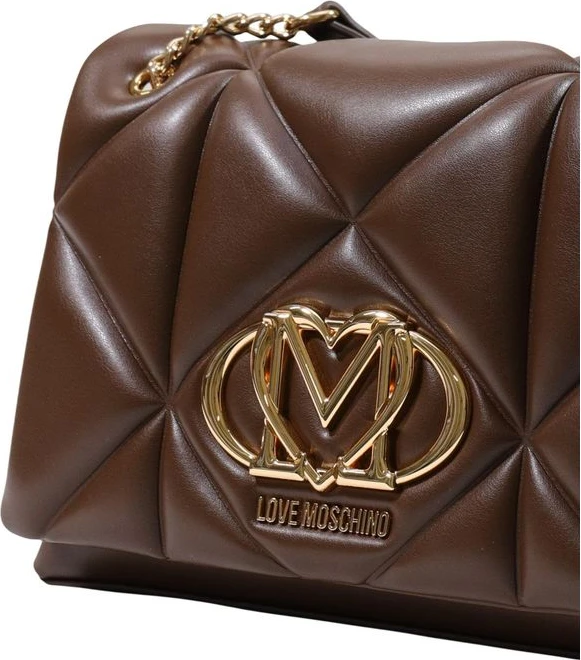 Сумка LOVE MOSCHINO Коричневая Полиуретан