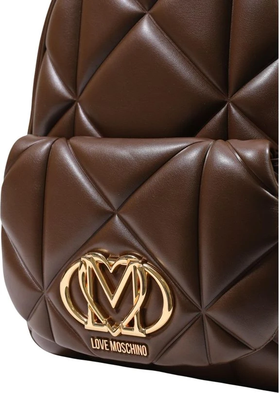 Рюкзак LOVE MOSCHINO Коричневый Полиуретан