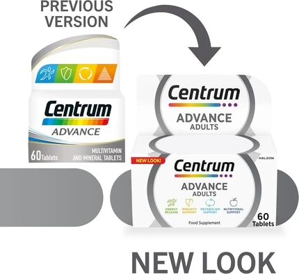 Мультивитаминные таблетки Centrum Advance, 60 шт.