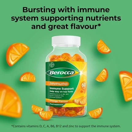 Мультивитаминные мармеладки Berocca с апельсиновым вкусом
