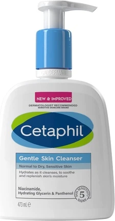 Мягкое очищающее средство для кожи без мыла для тела и лица Cetaphil