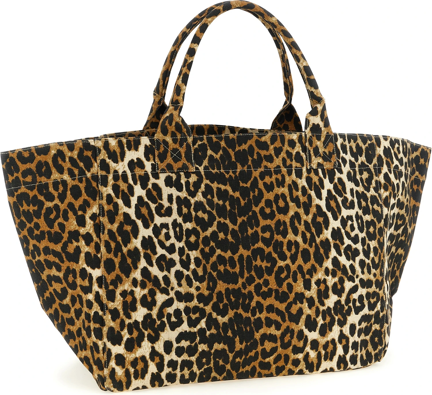 Tote Bag GANNI Leopard XXL