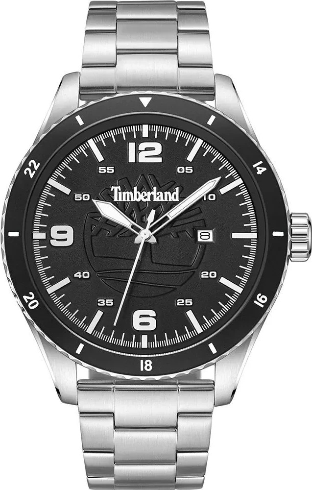 Часы Timberland Серые с браслетом из нержавеющей стали
