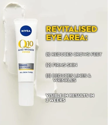 Укрепляющий крем для кожи вокруг глаз Nivea Q10 Anti-Wrinkle Power